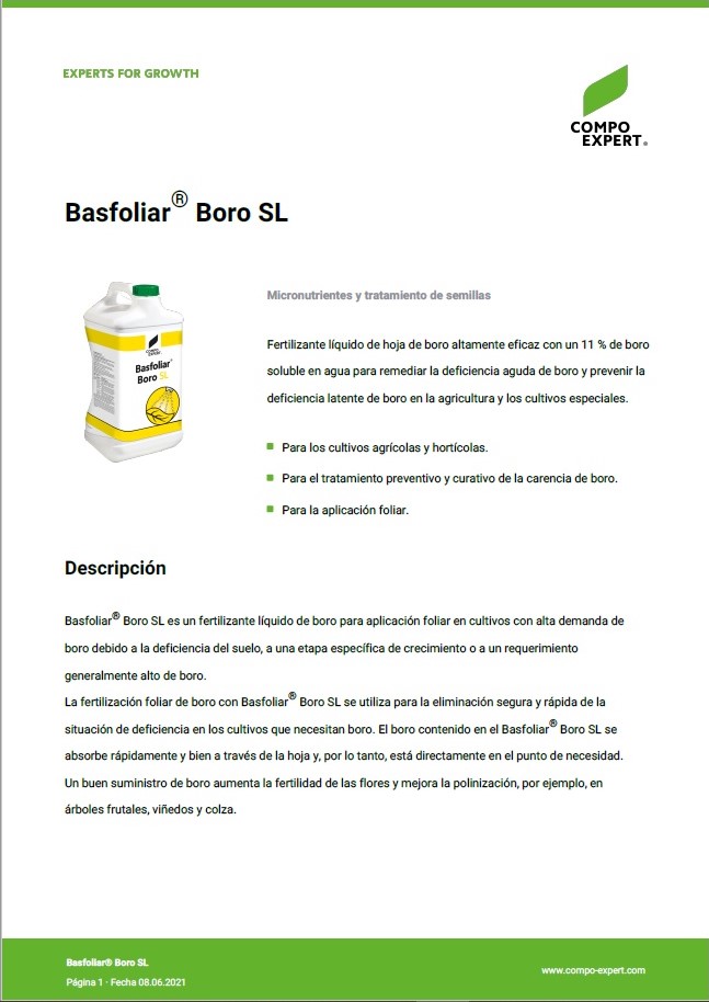 Agroenfoque - Basfoliar® Boro